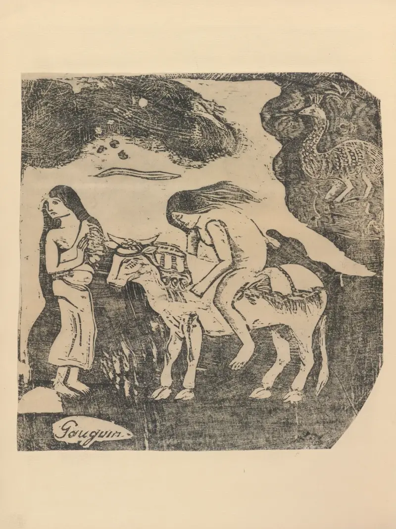 Noa Noa, Tafel 41 von Paul Gauguin
