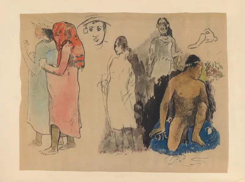 Noa Noa, Tafel 42 von Paul Gauguin