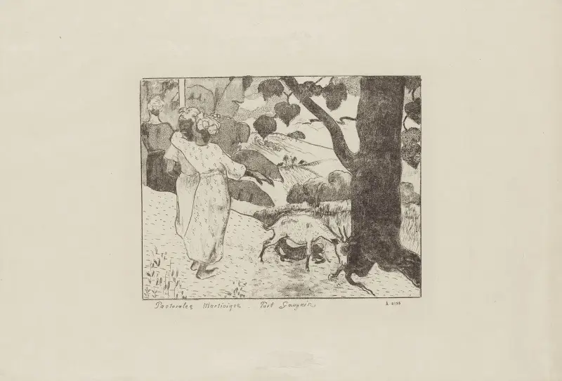 Pastorales Martinique av Paul Gauguin