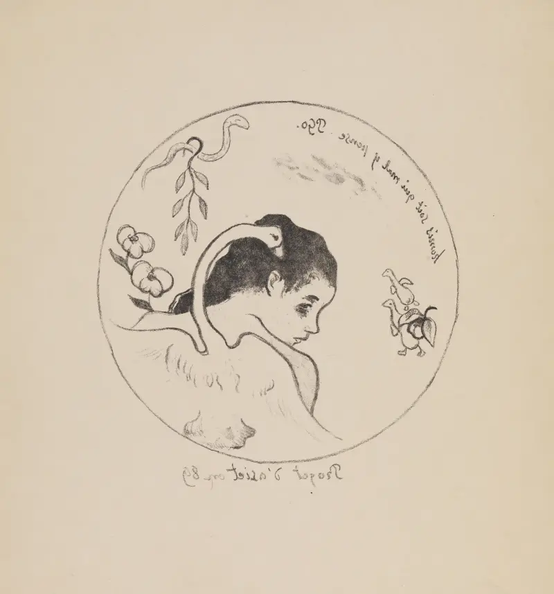Tellerdesign von Paul Gauguin
