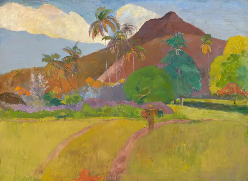 Tahitian Landscape, 1891 av Paul Gauguin
