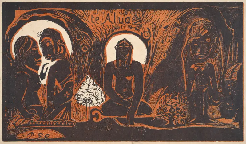 Te Atua (Bogowie), Paul Gauguin