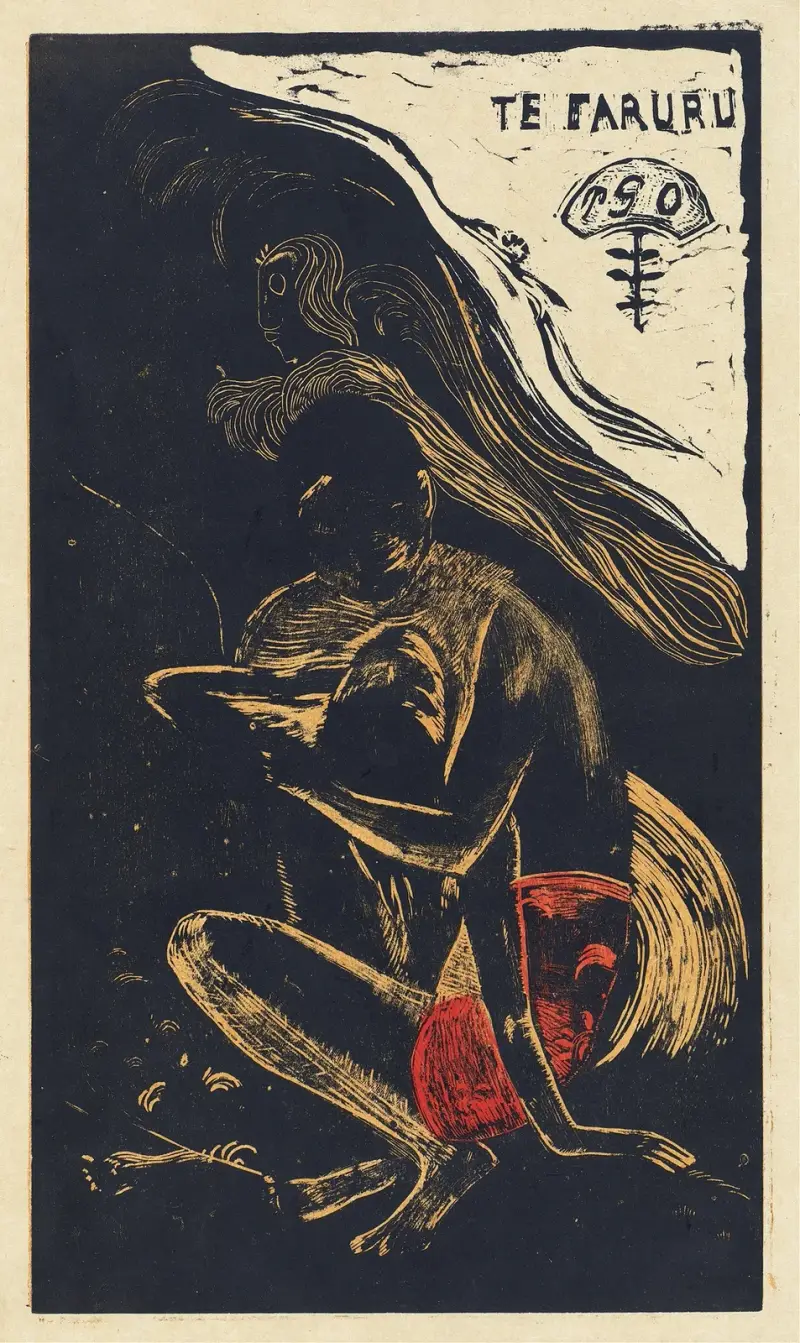 Te Faruru (zde se milují), Paul Gauguin