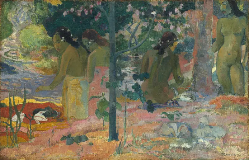 Koupající se, Paul Gauguin