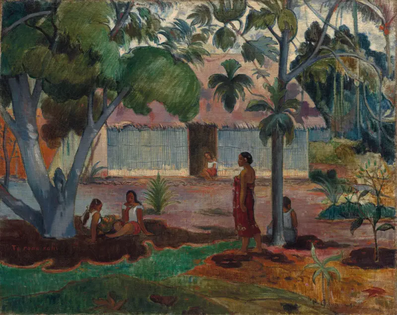Velký strom, Paul Gauguin
