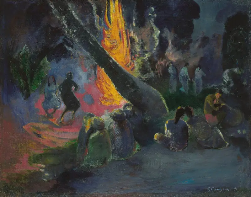 Upa Upa (Oheň tanec), Paul Gauguin