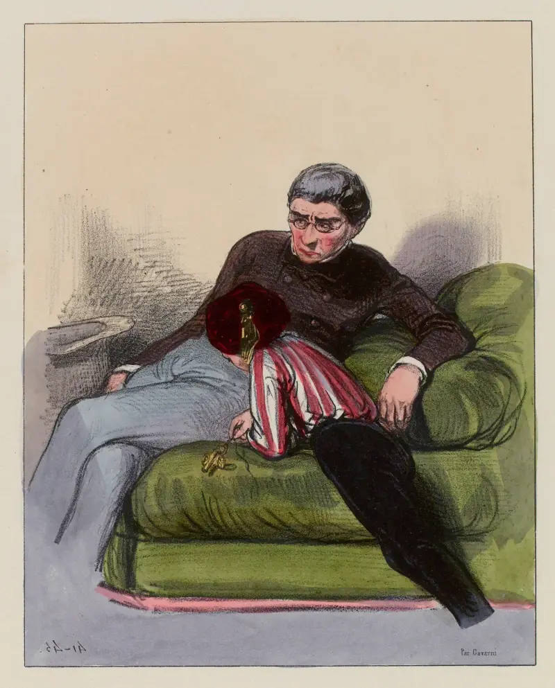 Cette madame de Lieusaint est-elle bête puisque je suis Charles Dubourg et que tu es mon papa, tu ne pourrais pas t’a av Paul Gavarni