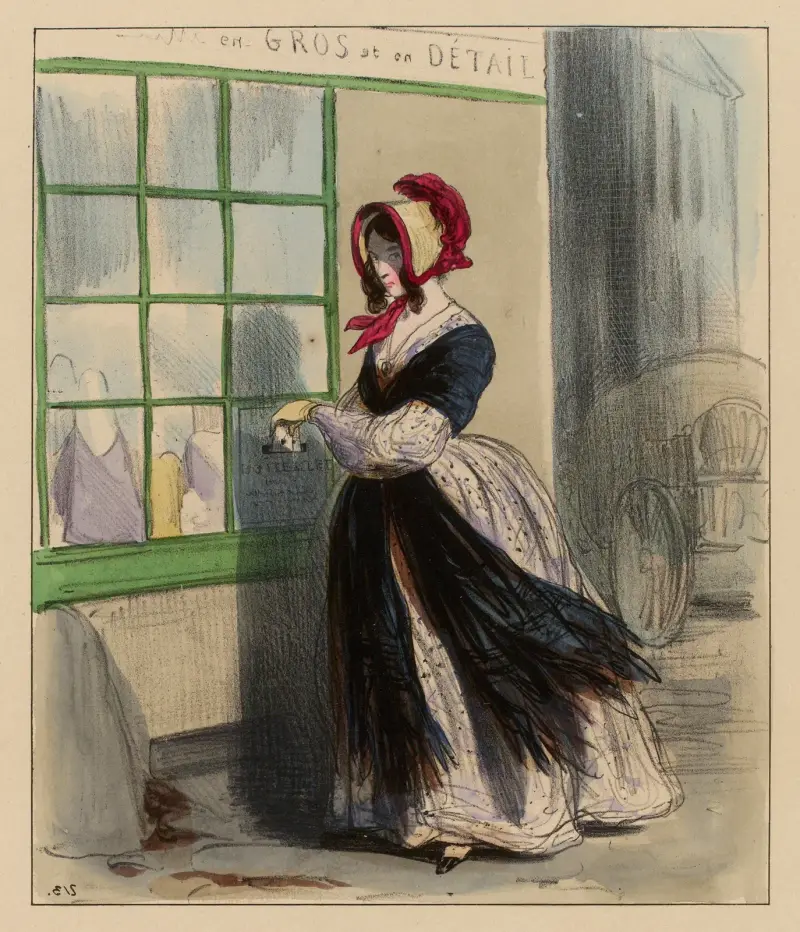 Clara et ses amants av Paul Gavarni