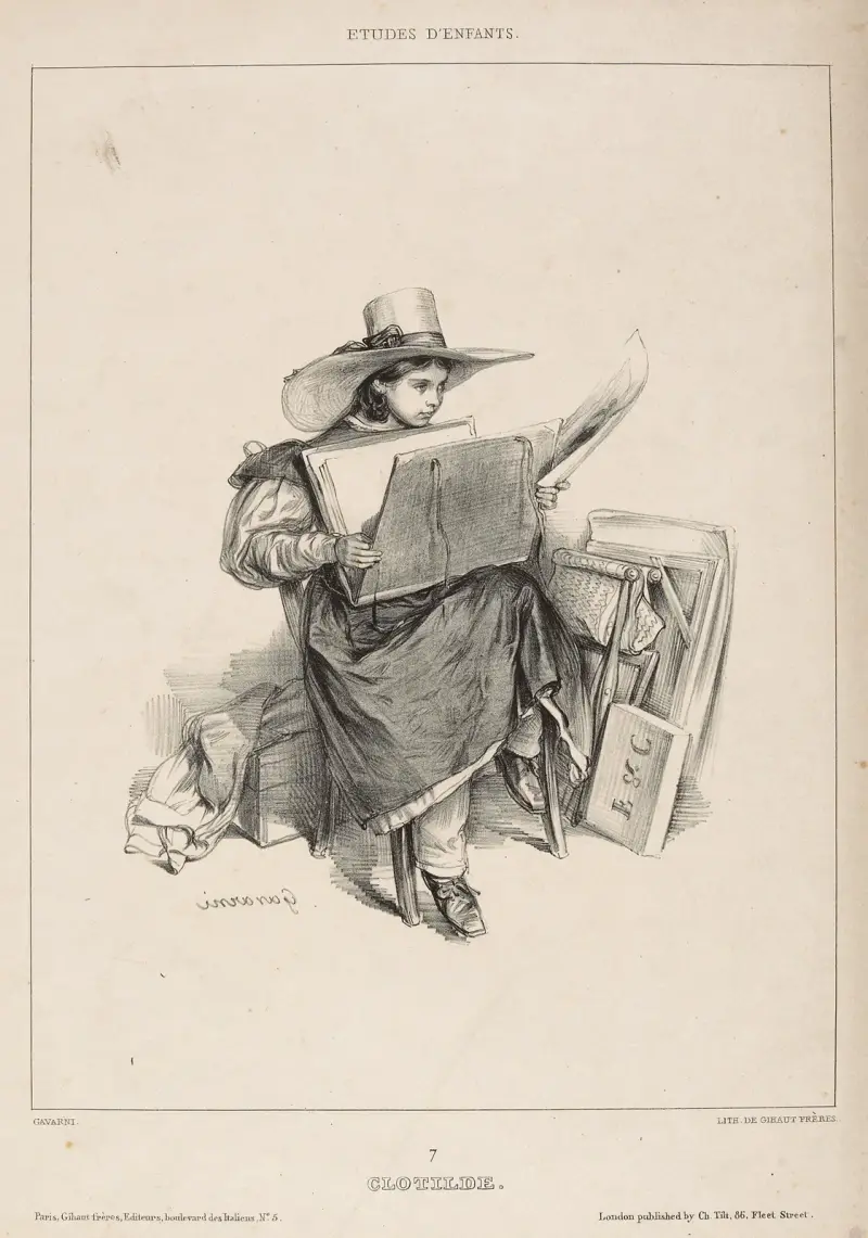 Clotilde av Paul Gavarni