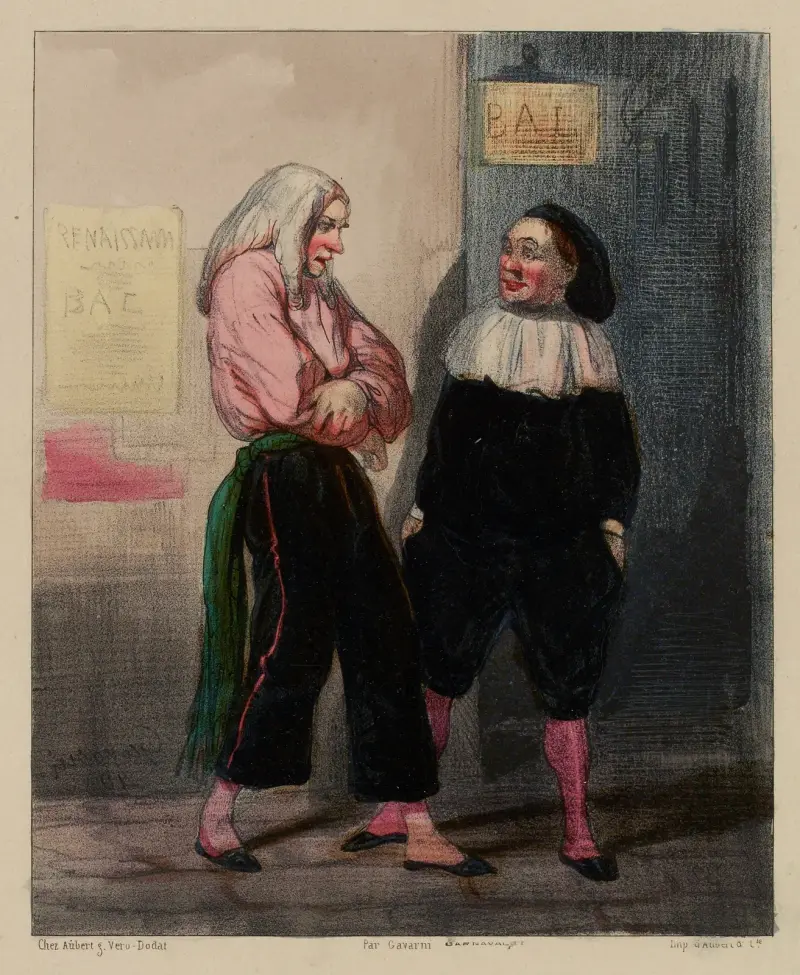 Und deine Ehefrau?, 1840 von Paul Gavarni