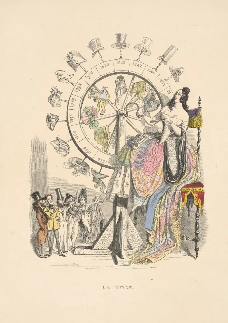 La mode (Mode) von Paul Gavarni