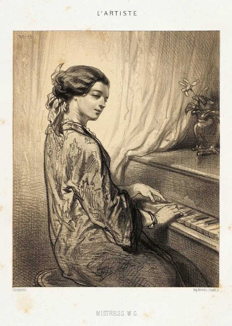 Mistress W. G. av Paul Gavarni