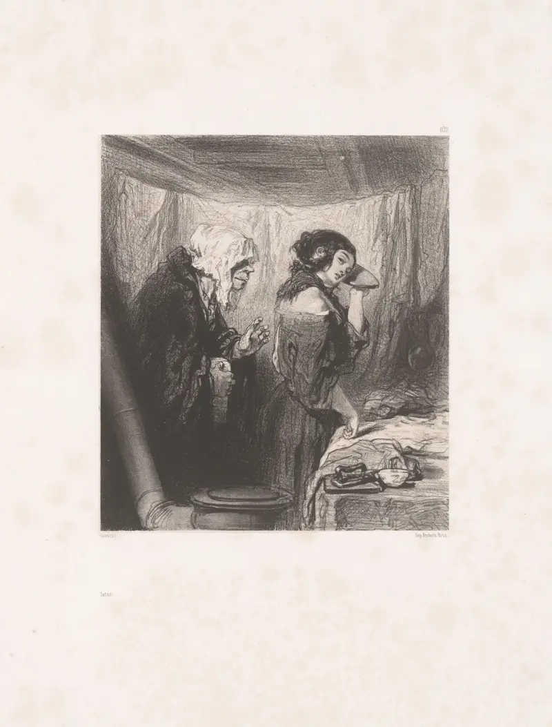 Satan von Paul Gavarni
