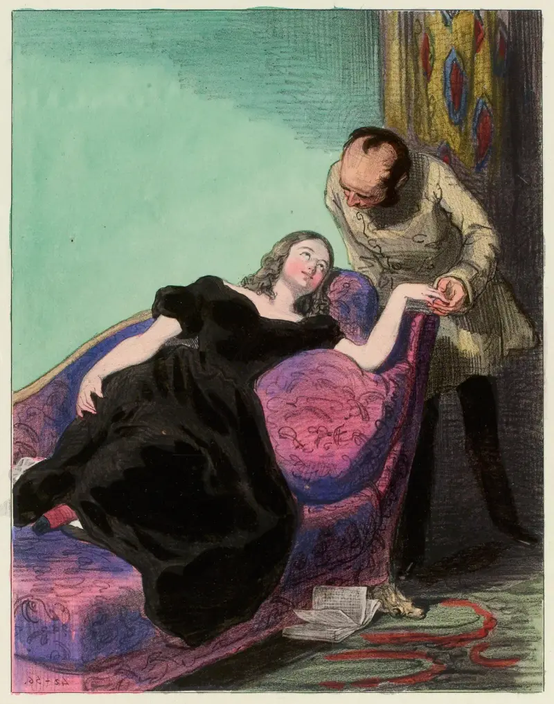 Toujours jolie von Paul Gavarni