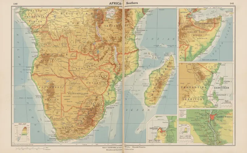 Südliches Afrika von John Paul Goode