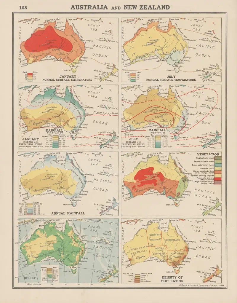 Australia and New Zealand av John Paul Goode