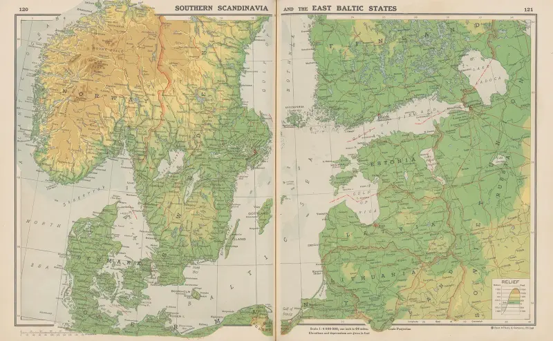 Europe—Southern Scandinavia and the East Baltic States av John Paul Goode