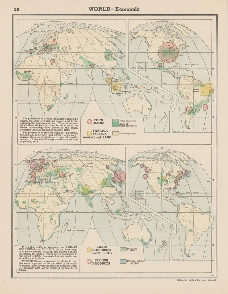 World Economic, Corn, Tapioca, Grain Sorghums and Millets, Fishing Products av John Paul Goode