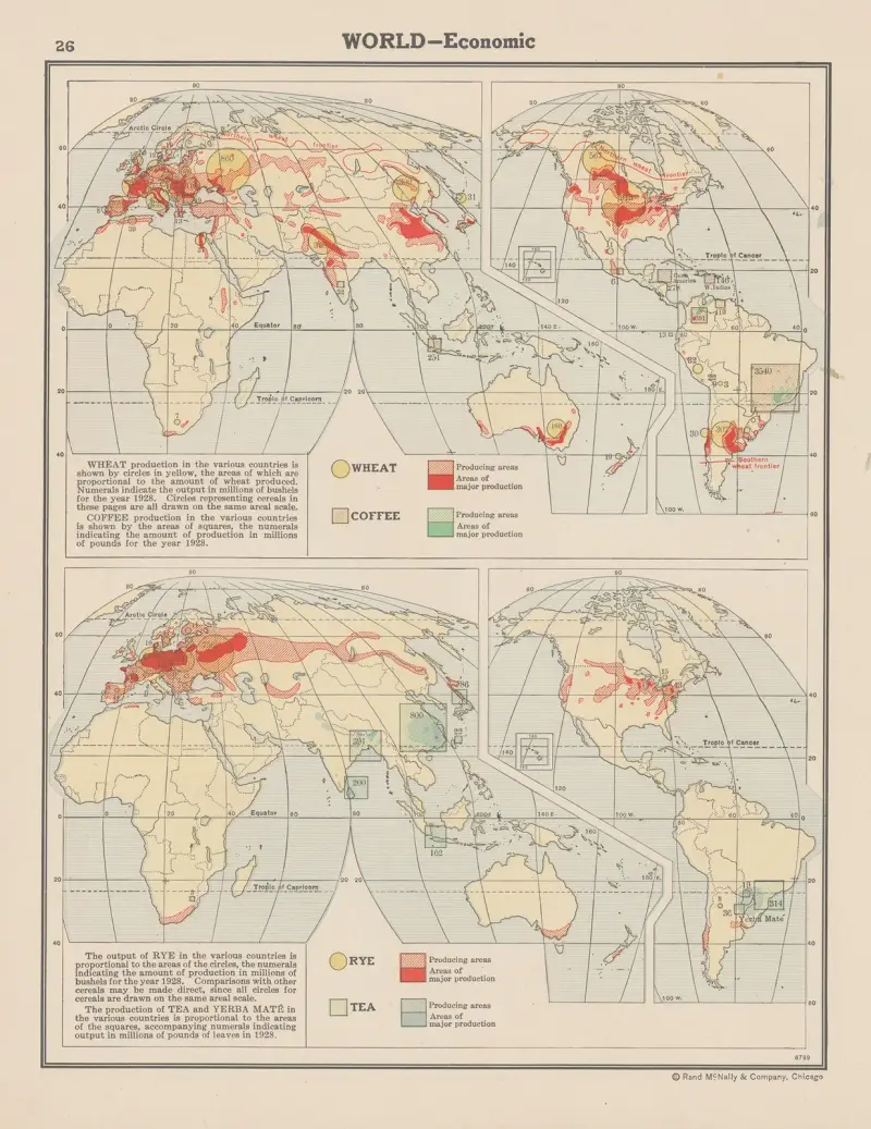 World-Economic, Wheat—Coffee, Rye—Tea av John Paul Goode