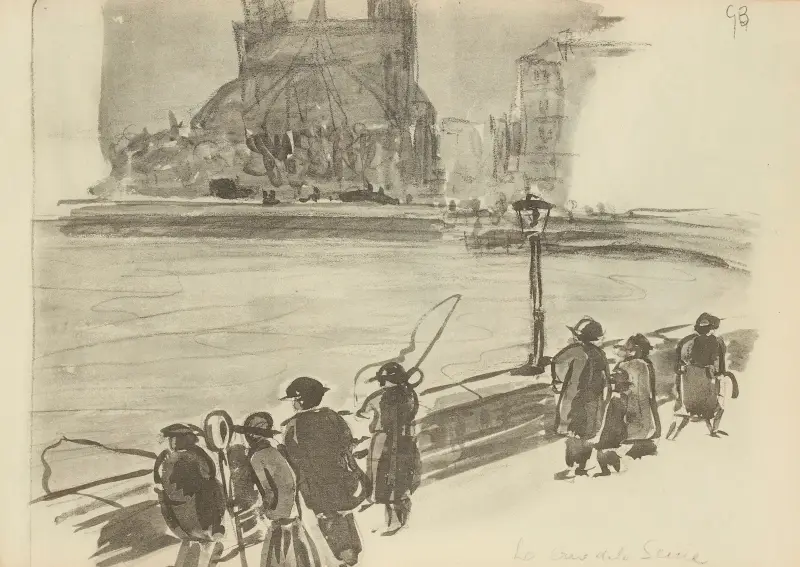 La crue de la Seine av Paul Goute