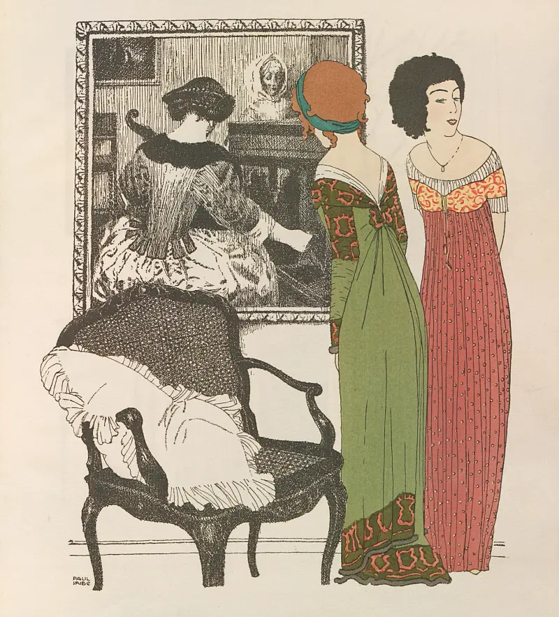 Les robes de Paul Poiret Pl.02 av Paul Iribe