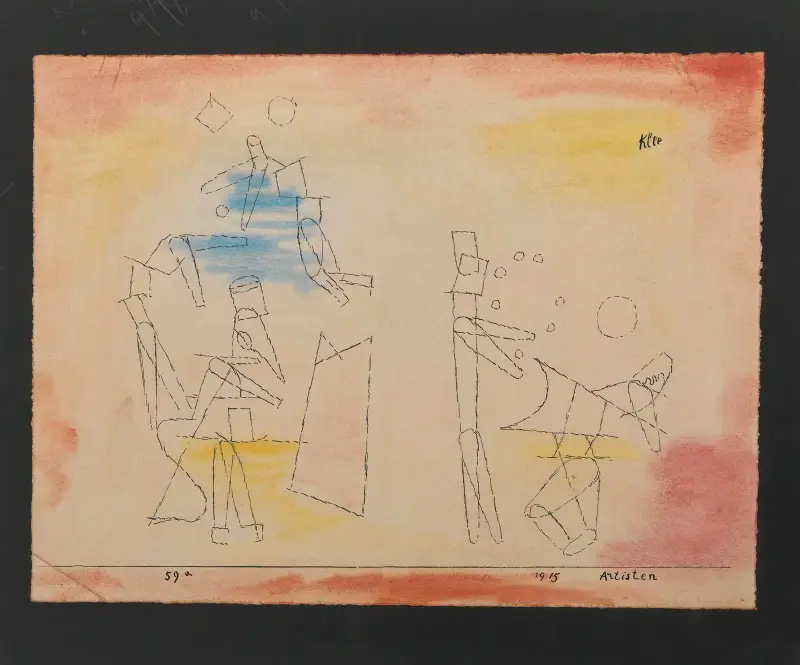 Akrobaten von Paul Klee