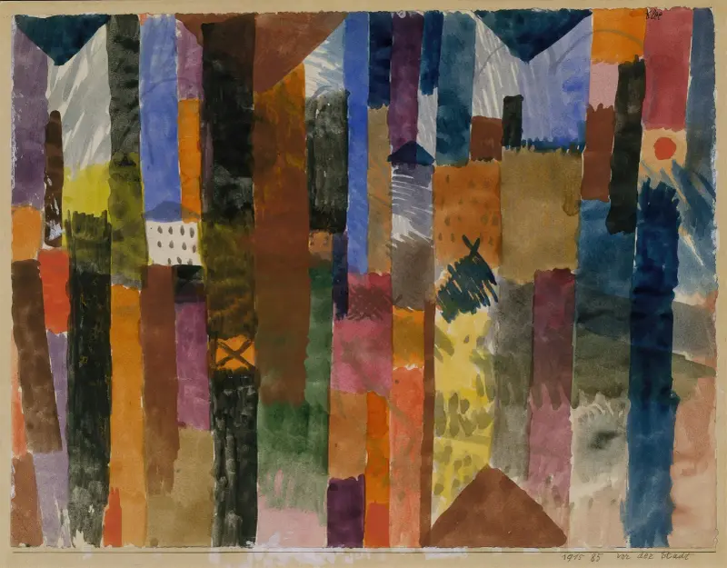 Vor der Stadt von Paul Klee