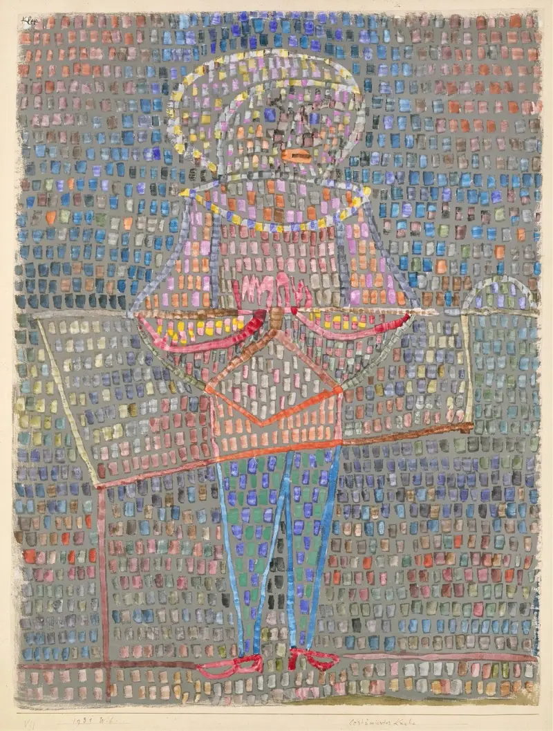 Boy in Fancy Dress av Paul Klee