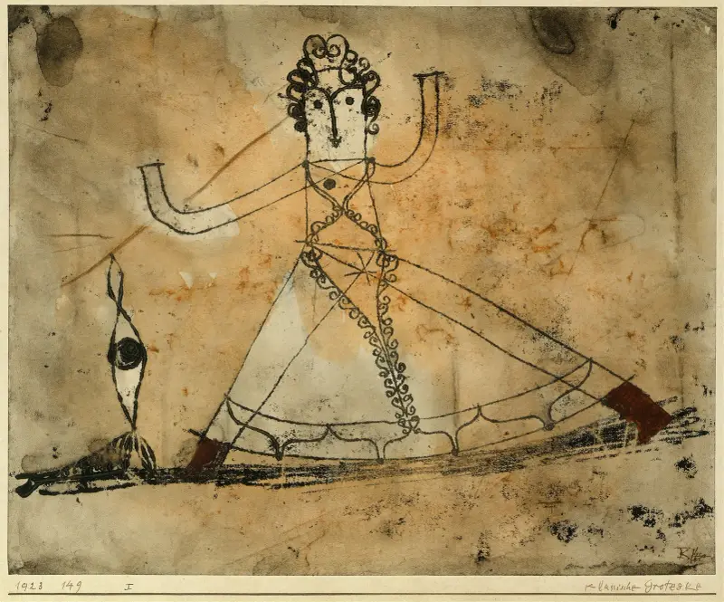 Klassische Groteske von Paul Klee