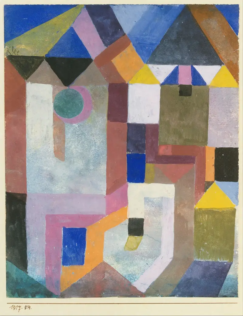 Colorful Architecture av Paul Klee