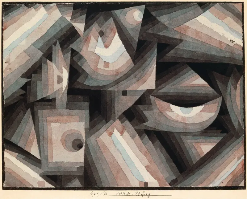 Kristallgradation von Paul Klee