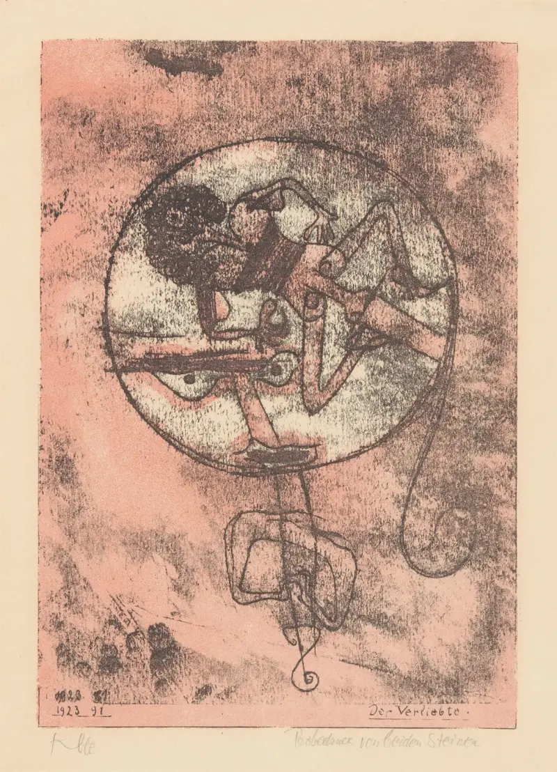 Der Verliebte, 1923 – Nr. 2 von Paul Klee