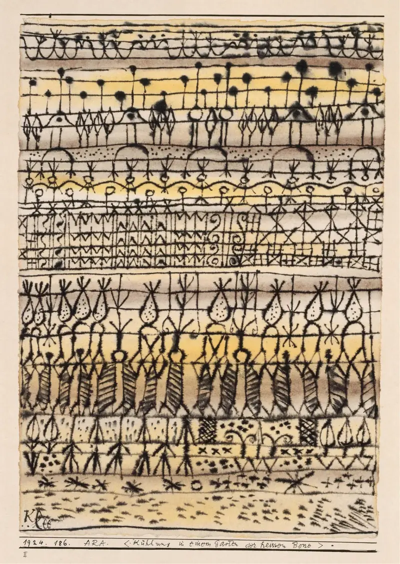 ERA. ‘Cooling in a Garden of the Torrid Zone’ av Paul Klee