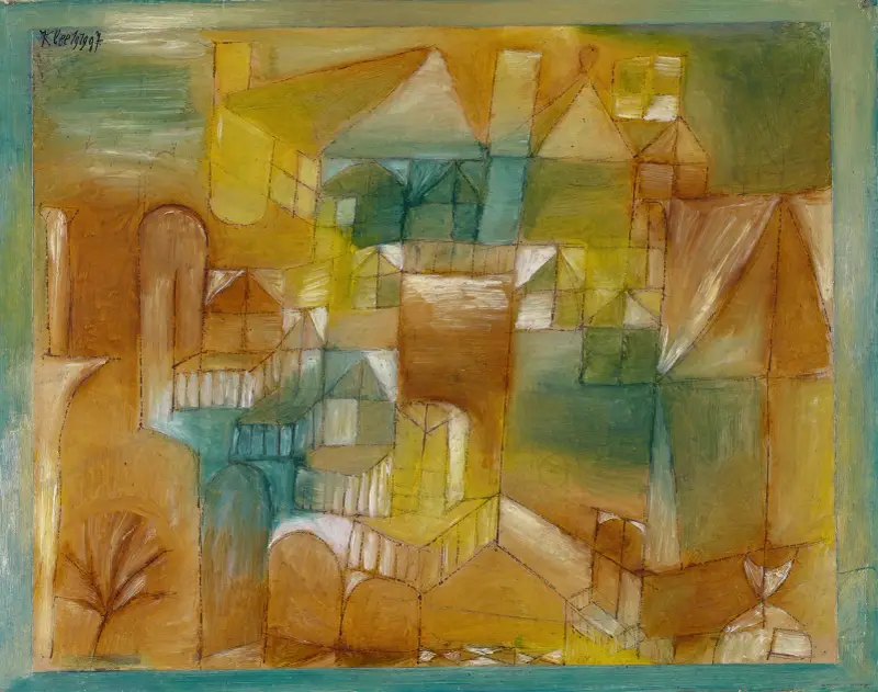 Fasáda hnědozelená, Paul Klee