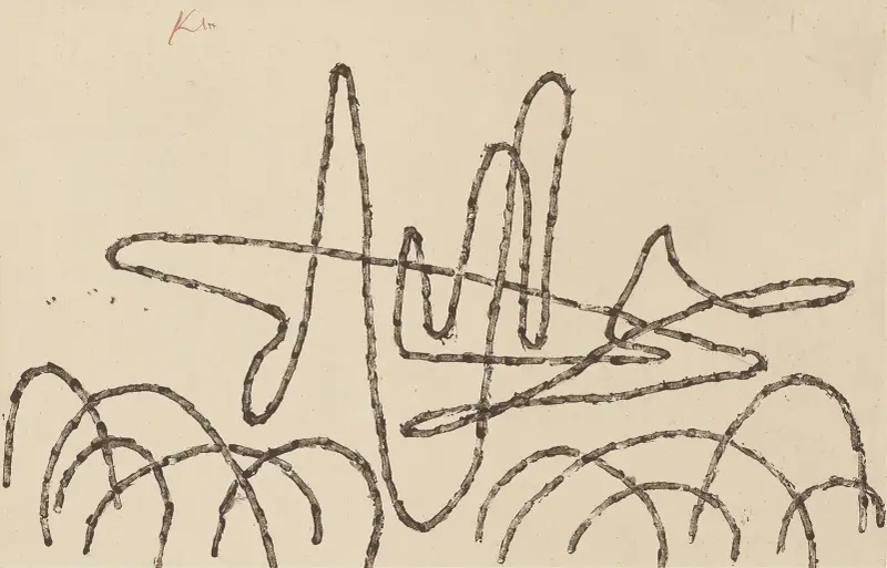 Von trockenen Zweigen von Paul Klee