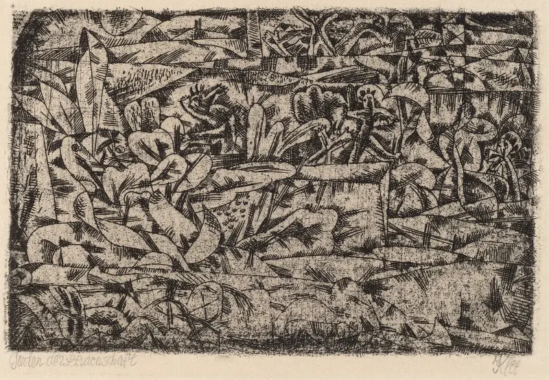 Garden of Passion (Garten der Leidenschaft) av Paul Klee