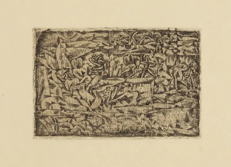 Garten der Leidenschaft, 1921 von Paul Klee