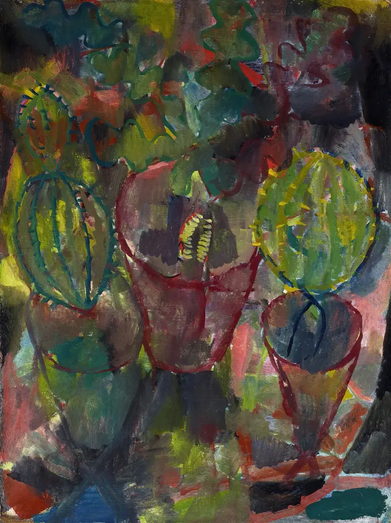 Kaktusy, Paul Klee