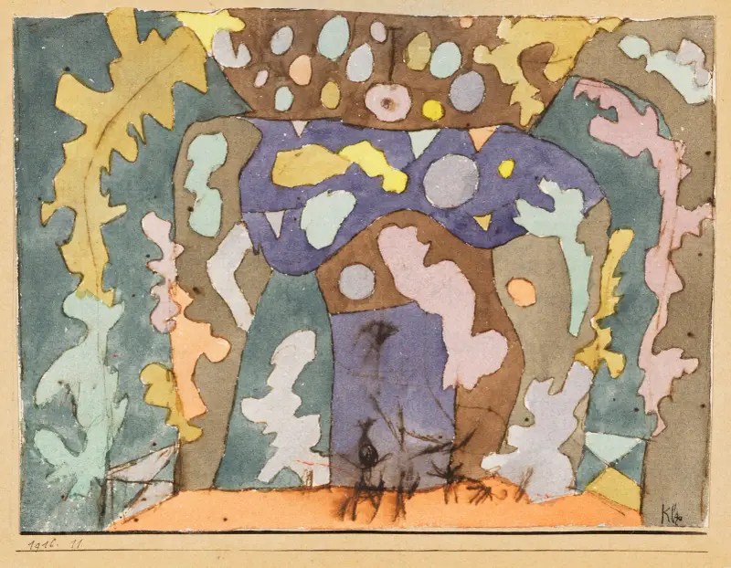 Kleines Bühnenbild von Paul Klee