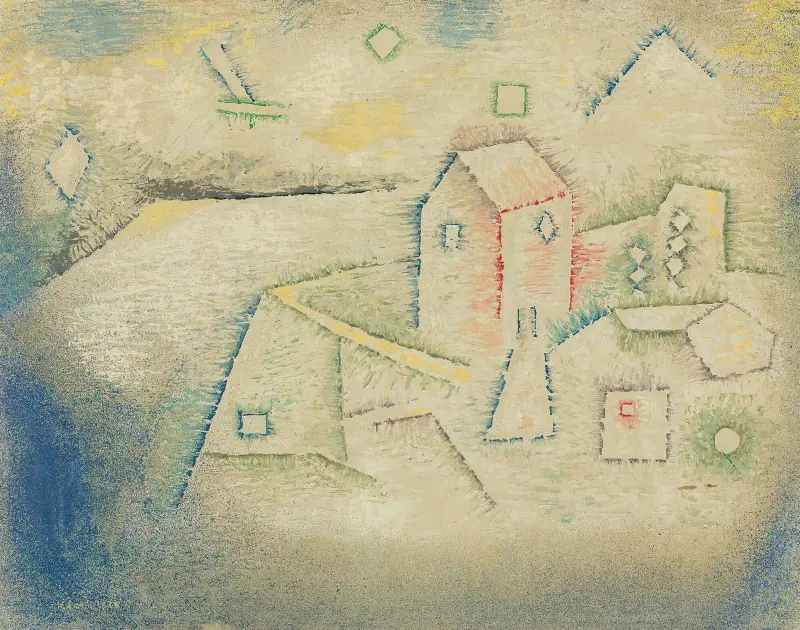 Landhaus In Norden (Country House In The North) av Paul Klee