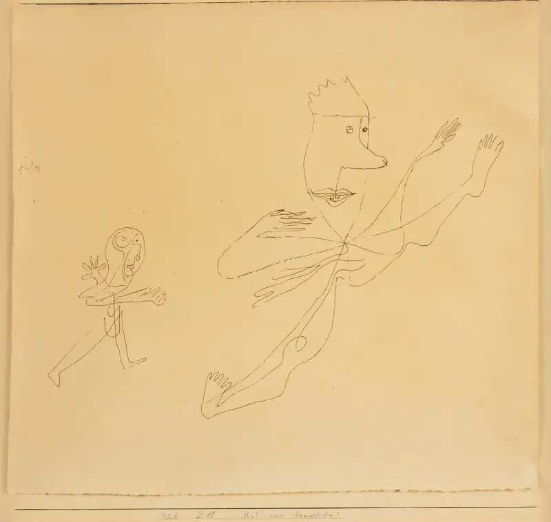 Mil! Was tanzest du (Mil! What are you dancing) av Paul Klee