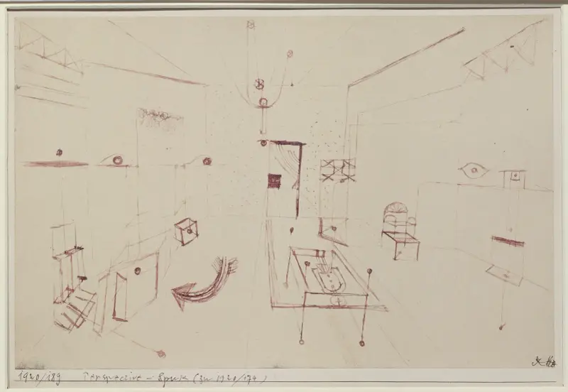 Phantomperspektiv, 1920 – Nr. 2 von Paul Klee