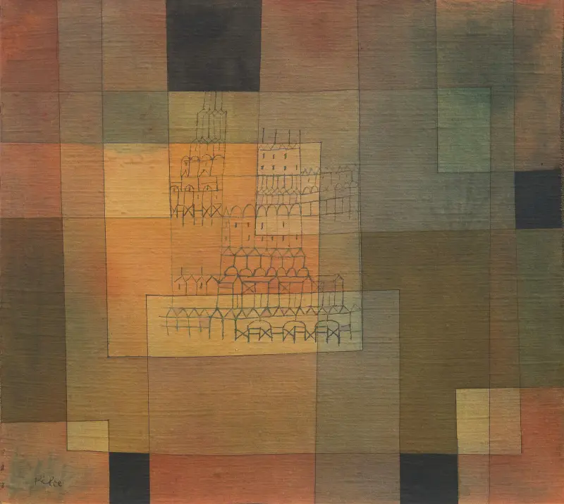 Polyphone Architektur von Paul Klee