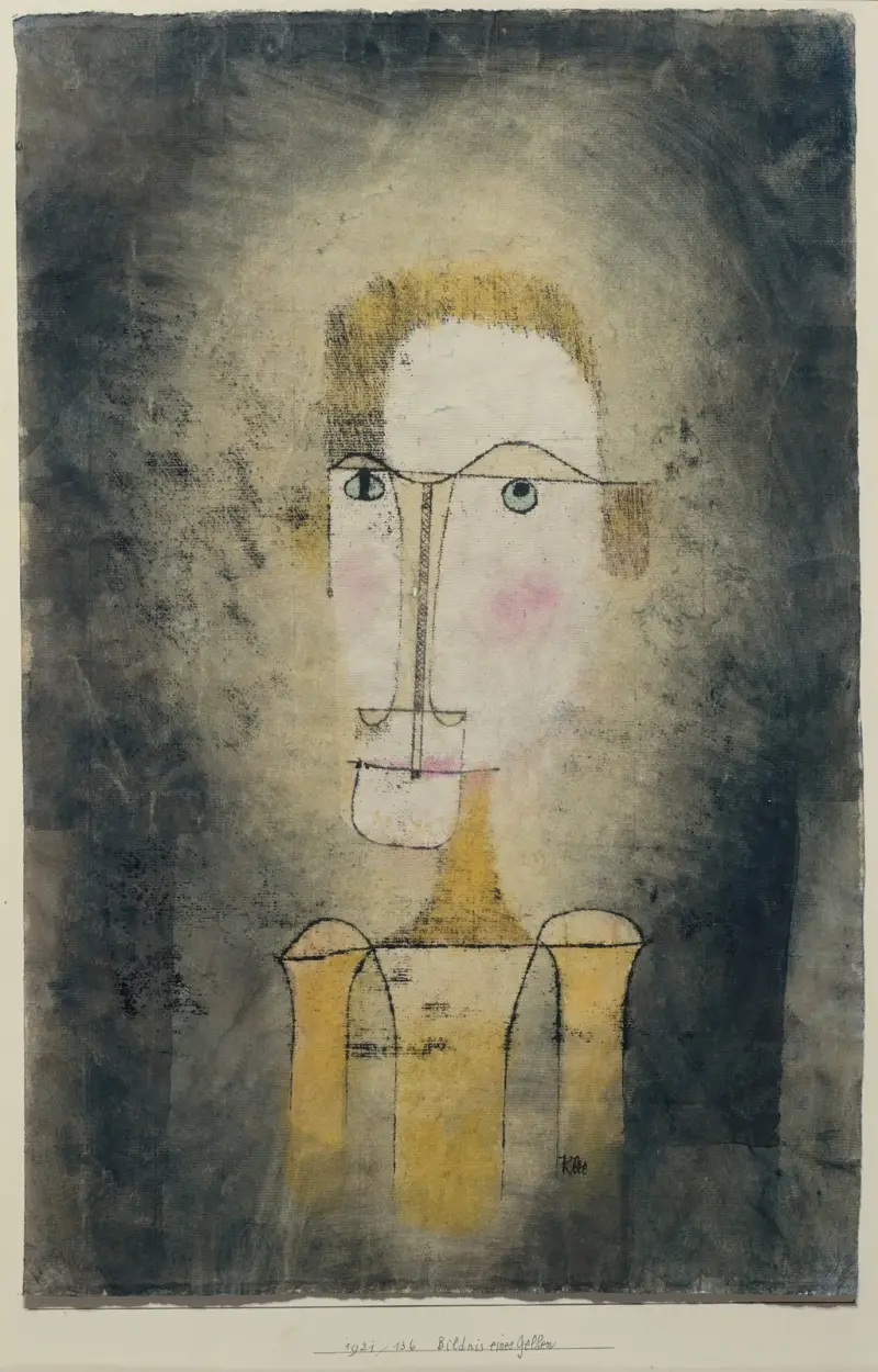 Portrait of a Yellow Man av Paul Klee
