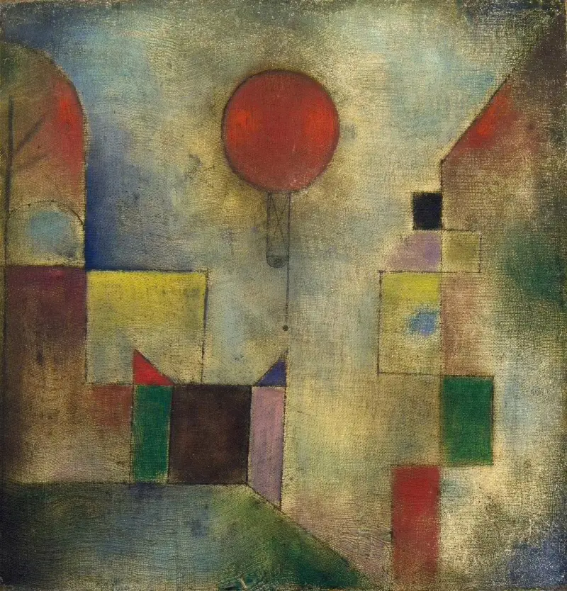 Červený balon, Paul Klee