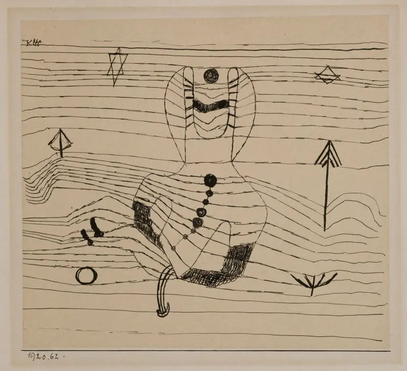 Rider Unhorsed and Bewitched av Paul Klee
