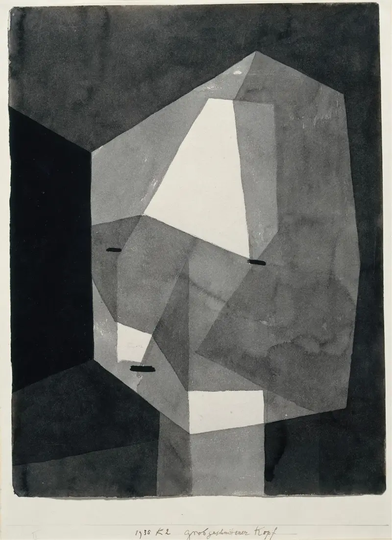 Zgrubnie ciosana głowa, Paul Klee