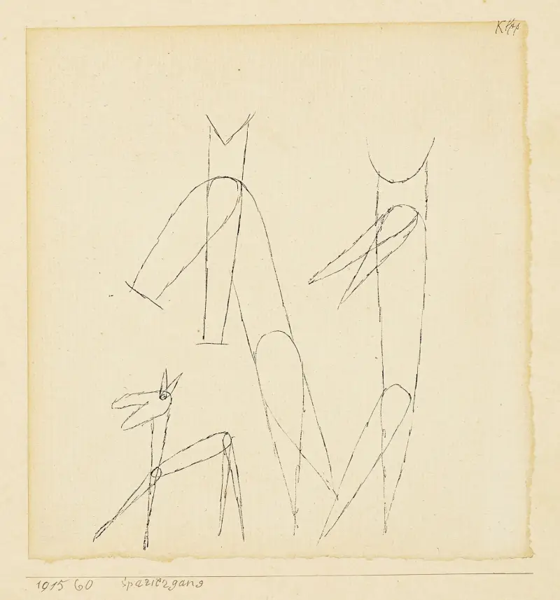 Procházka, Paul Klee
