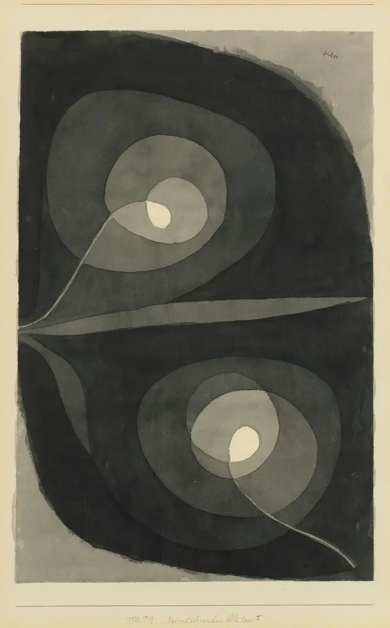 Spiralschraubenblüten I von Paul Klee