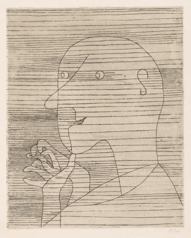 Der rechnende Greis von Paul Klee